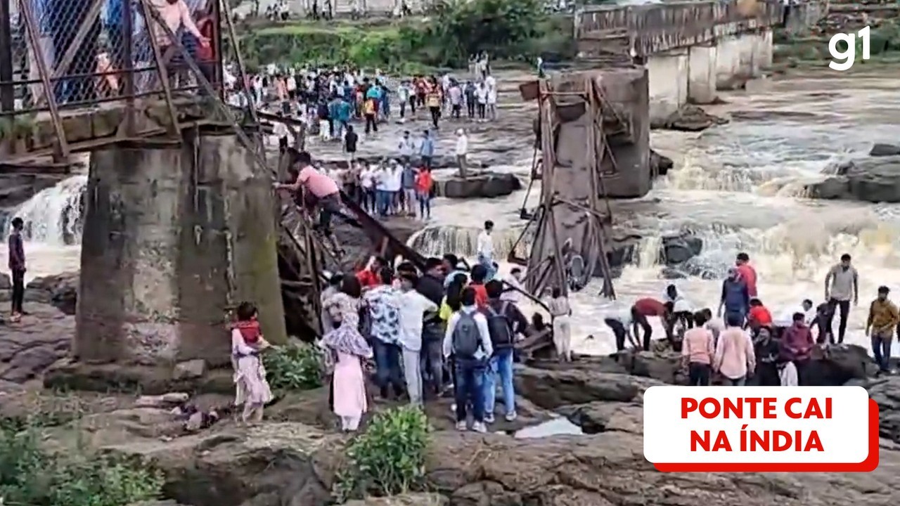 Ponte colapsa na Índia e deixa 6 mortos, diz agência
