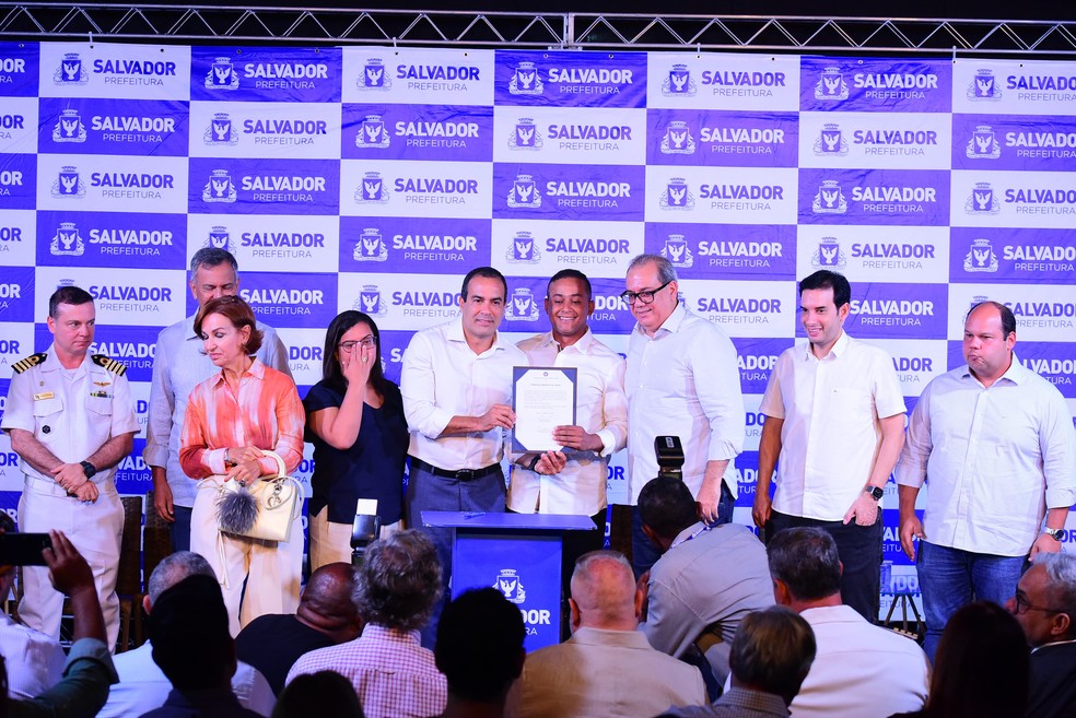 Diego Brito é o novo superintendente da Transalvador — Foto: Valter Pontes/ Secom PMS