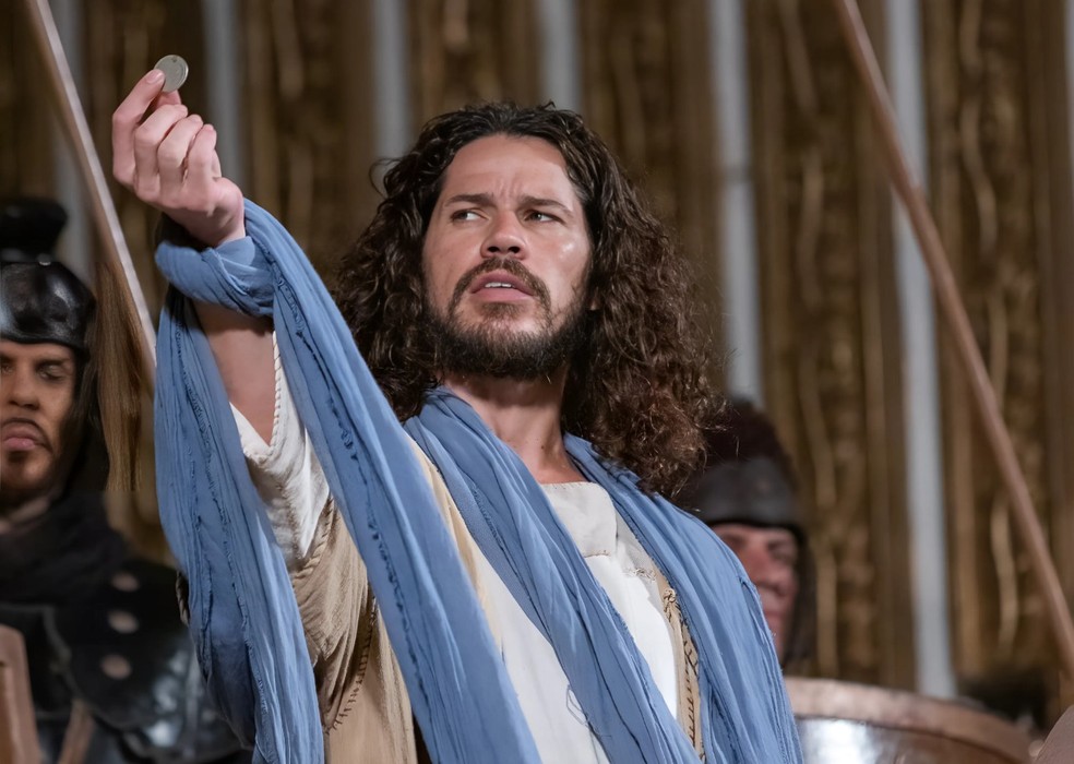 José Loreto interpreta Jesus Cristo em Nova Jerusalém. — Foto: Alisson Torres