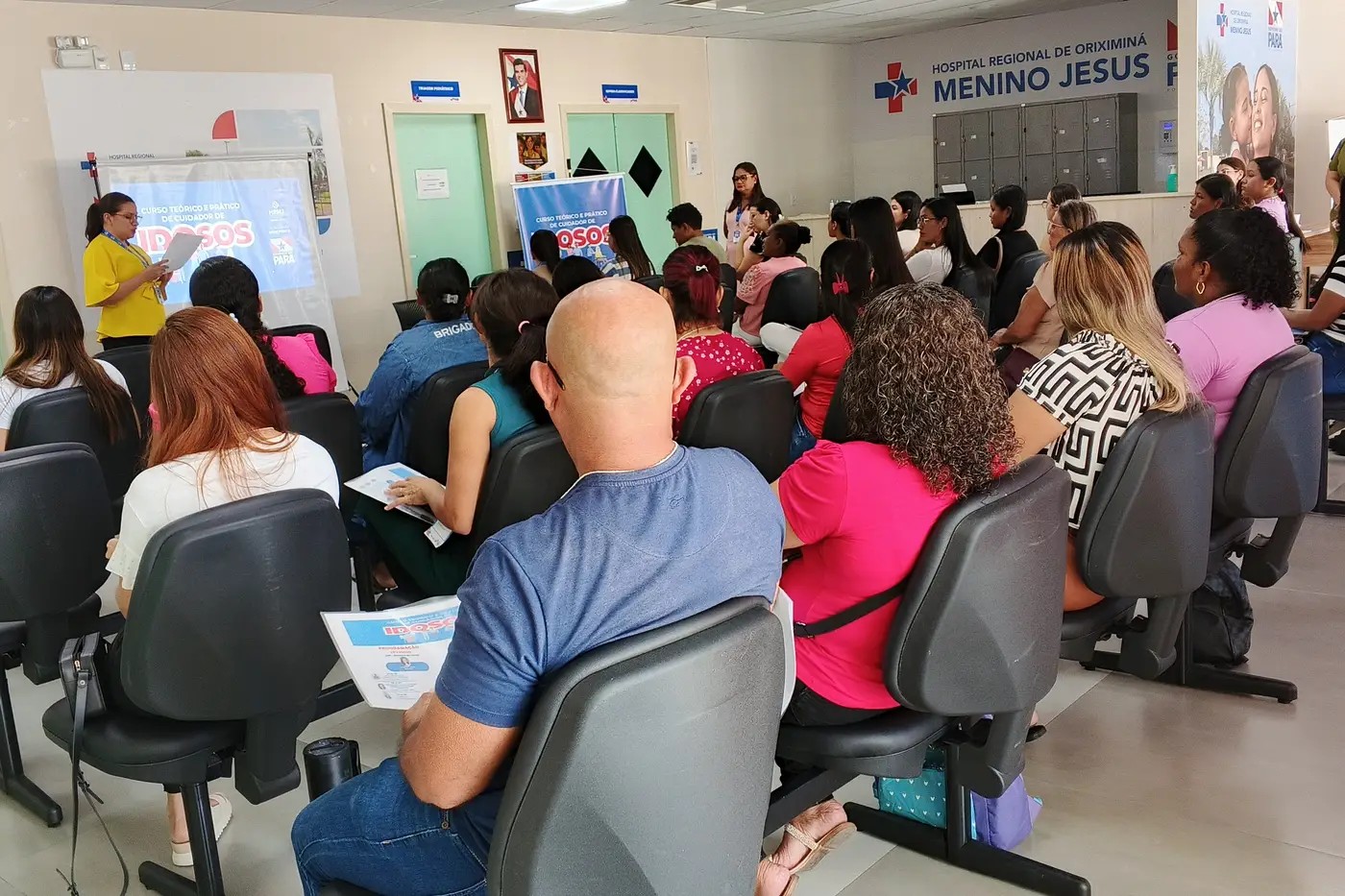Hospital de Oriximiná oferta curso teórico e prático de cuidador de idosos à comunidade