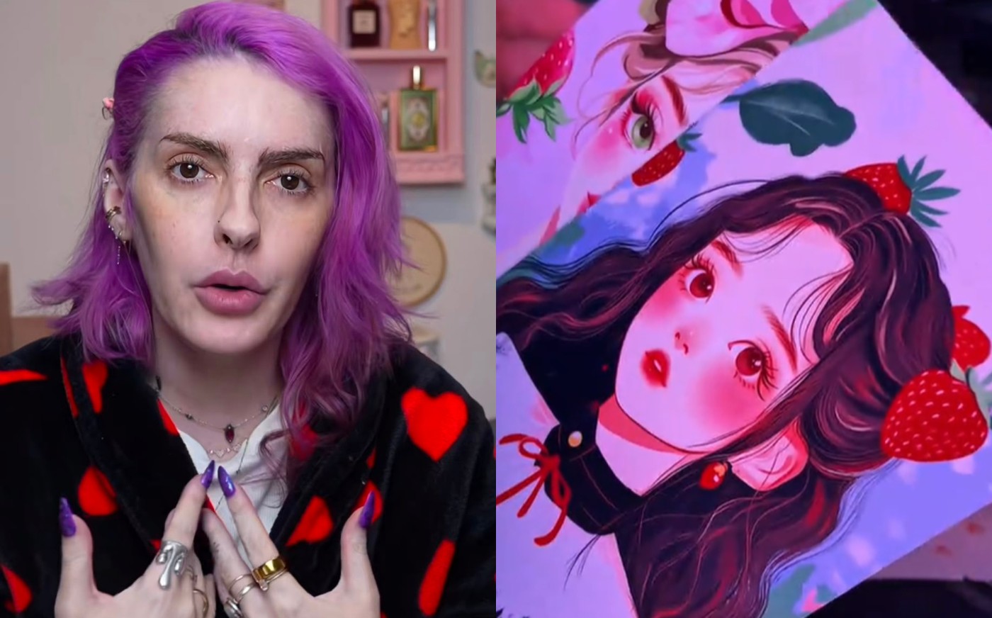 Influencer vende ilustrações como autorais por R$ 149, é criticada e admite uso de IA: 'Fiz merda'