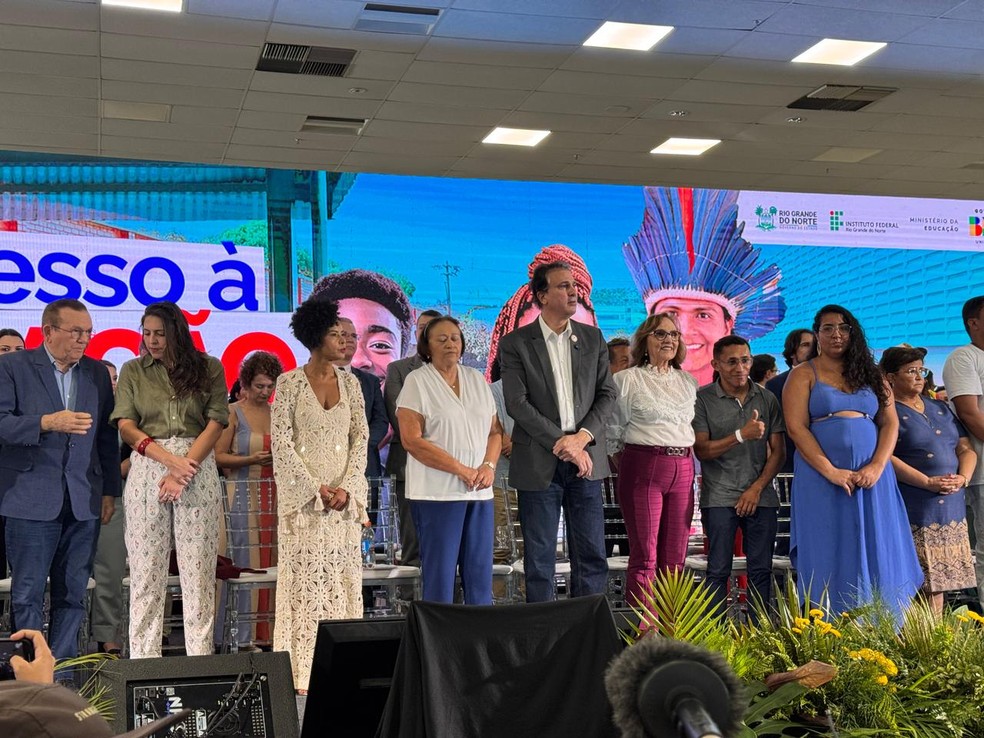 Evento de lançamento aconteceu no Centro de Convenções, em Natal — Foto: Vinícius Marinho/Inter TV Cabugi
