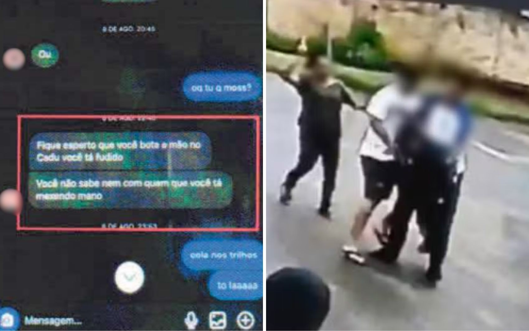 Prints mostram discussão que levou ao crime de mãe e filho condenados por morte de estudante: ‘Vou bater para estragar’