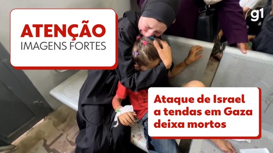 Vídeo mostra correria em hospital em Gaza após ataque israelense a campo de refugiados que deixou mortos