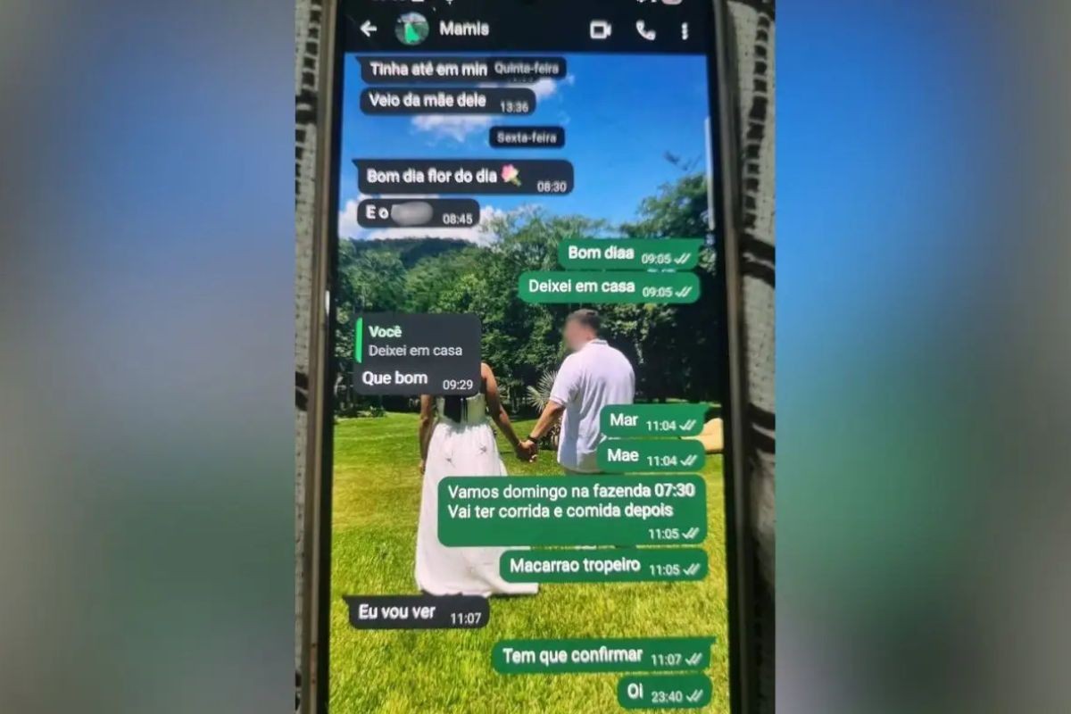 Suspeito de matar mulher asfixiada se passou pela vítima e mandou mensagem à filha: 'bom dia, flor do dia'