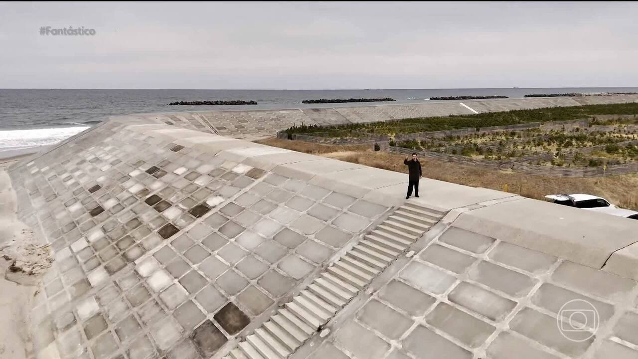 Mais de 400 km e 15 metros de altura: grande muralha antitsunami é construída no Japão para prevenir desastres como o de Fukushima 