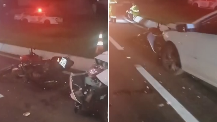 Motorista bêbado atinge motocicleta e deixa um morto e outro em estado grave na BR-277, no Paraná