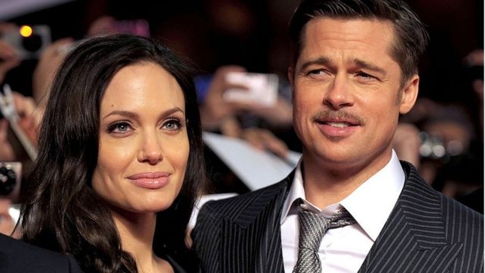 Angelina Jolie e Brad Pitt — Foto: Getty Images/via BBC