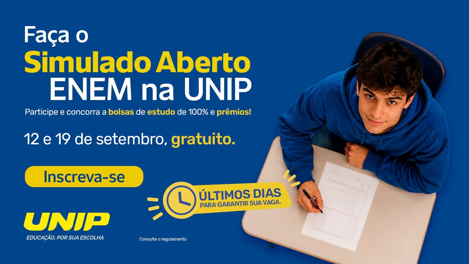 UNIP realiza Simulado Aberto ENEM em Araraquara