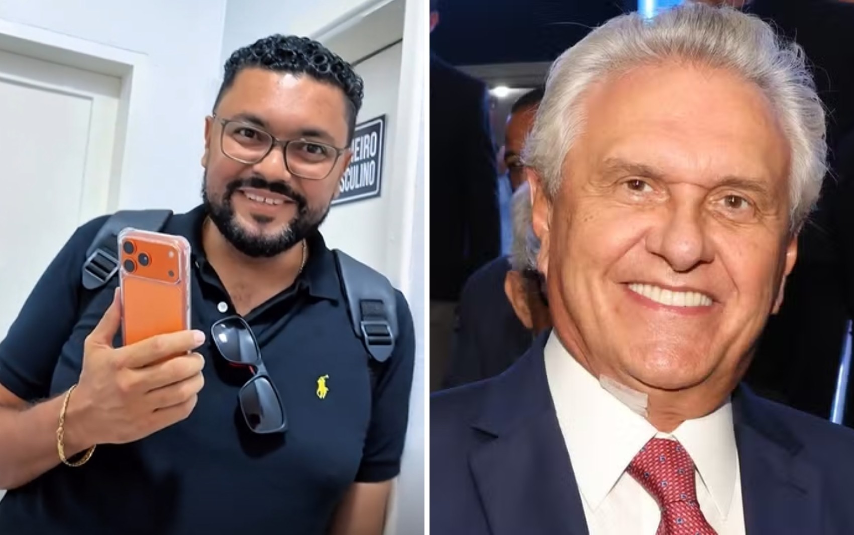 Imitador do governador Ronaldo Caiado impressiona com semelhança na voz ao enganar pai de amigo 