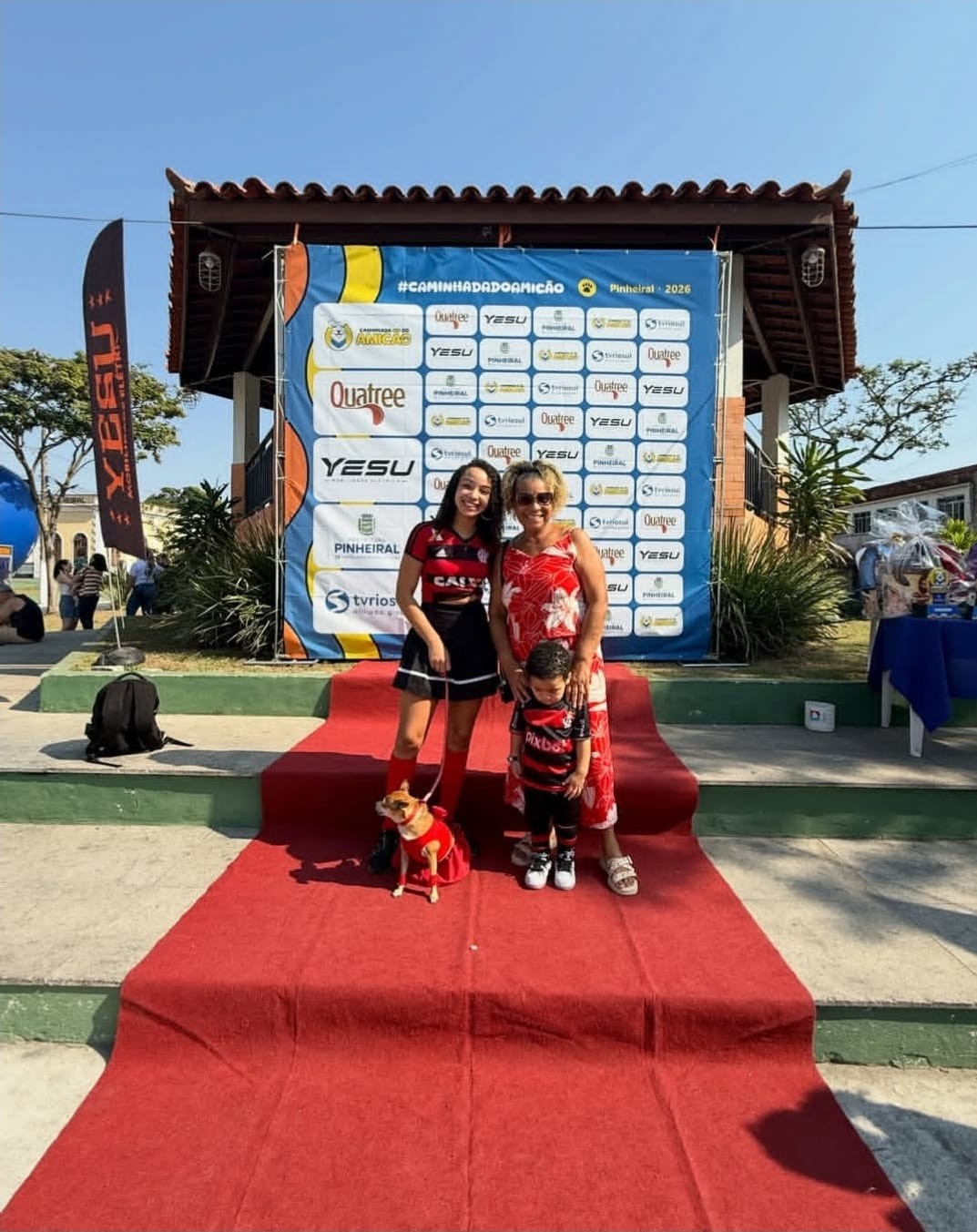 'Caminhada do Amicão' reúne famílias e pets pela primeira vez em Pinheiral; veja fotos — Foto: Divulgação/TV Rio Sul