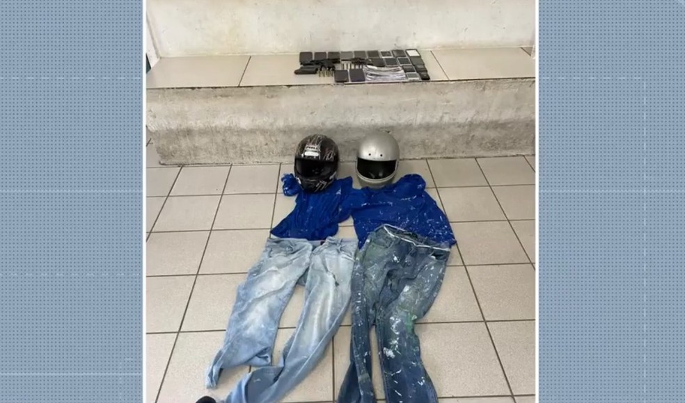 Dois homens morrem em confronto com policiais após balearem pessoa durante tentativa de assalto no sudoeste da Bahia — Foto: Reprodução/TV Sudoeste