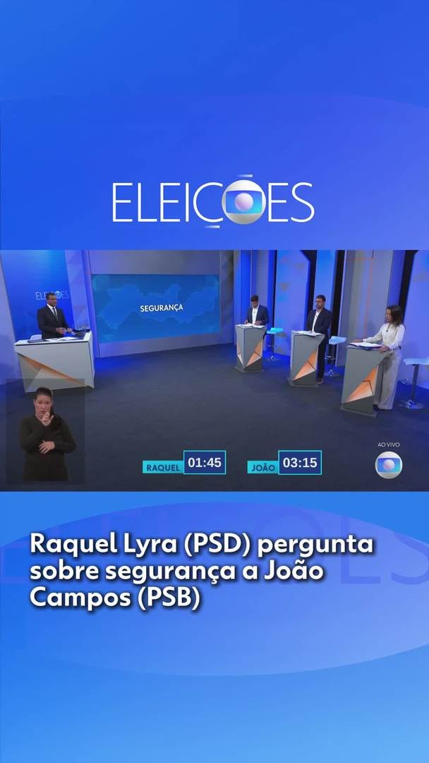 Vídeos: Candidatos ao governo de Pernambuco participam de debate da TV Globo