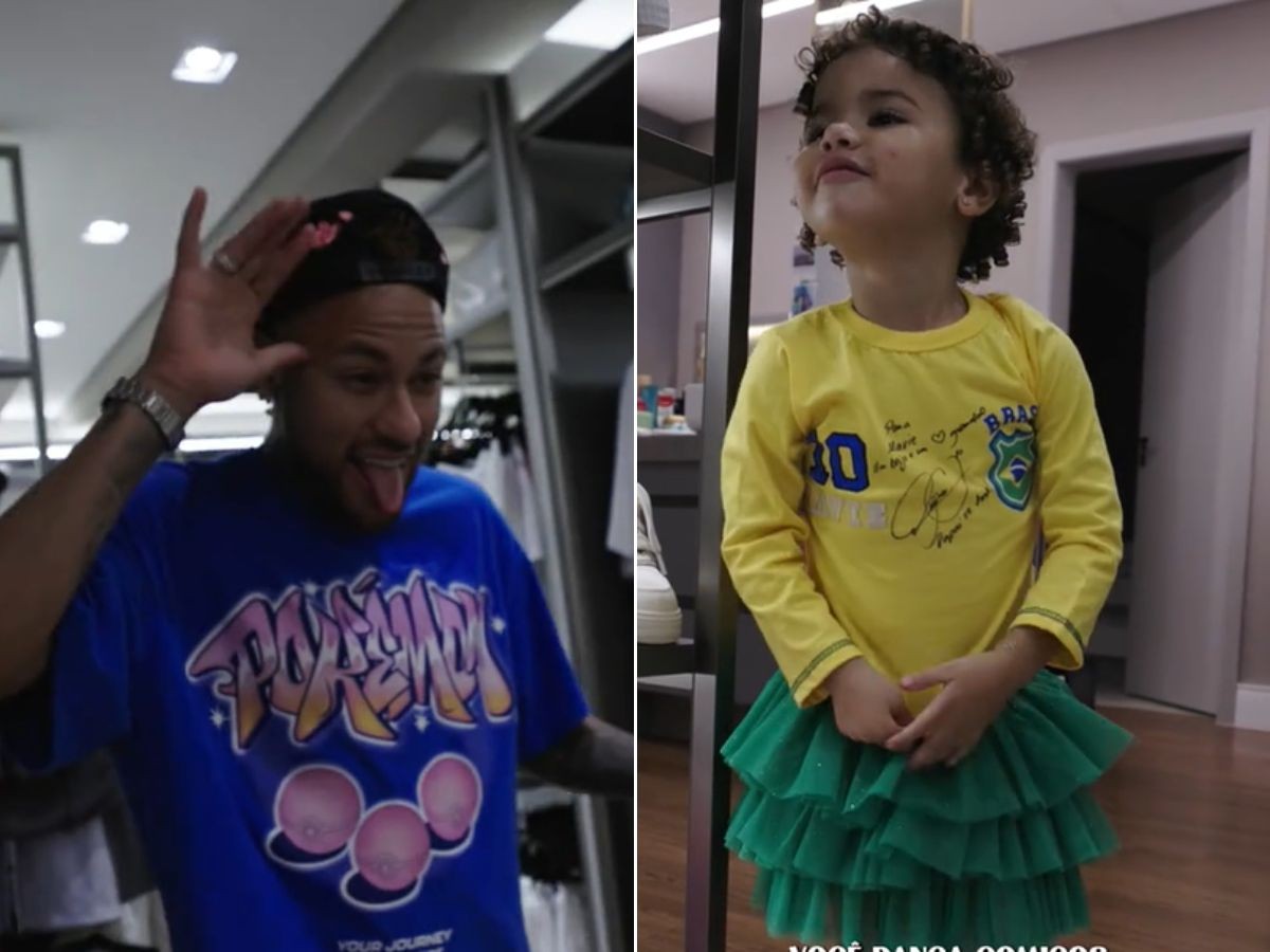 Neymar publica vídeo de Mavie dançando música feita para convocados para Copa: 'O rei voltou'