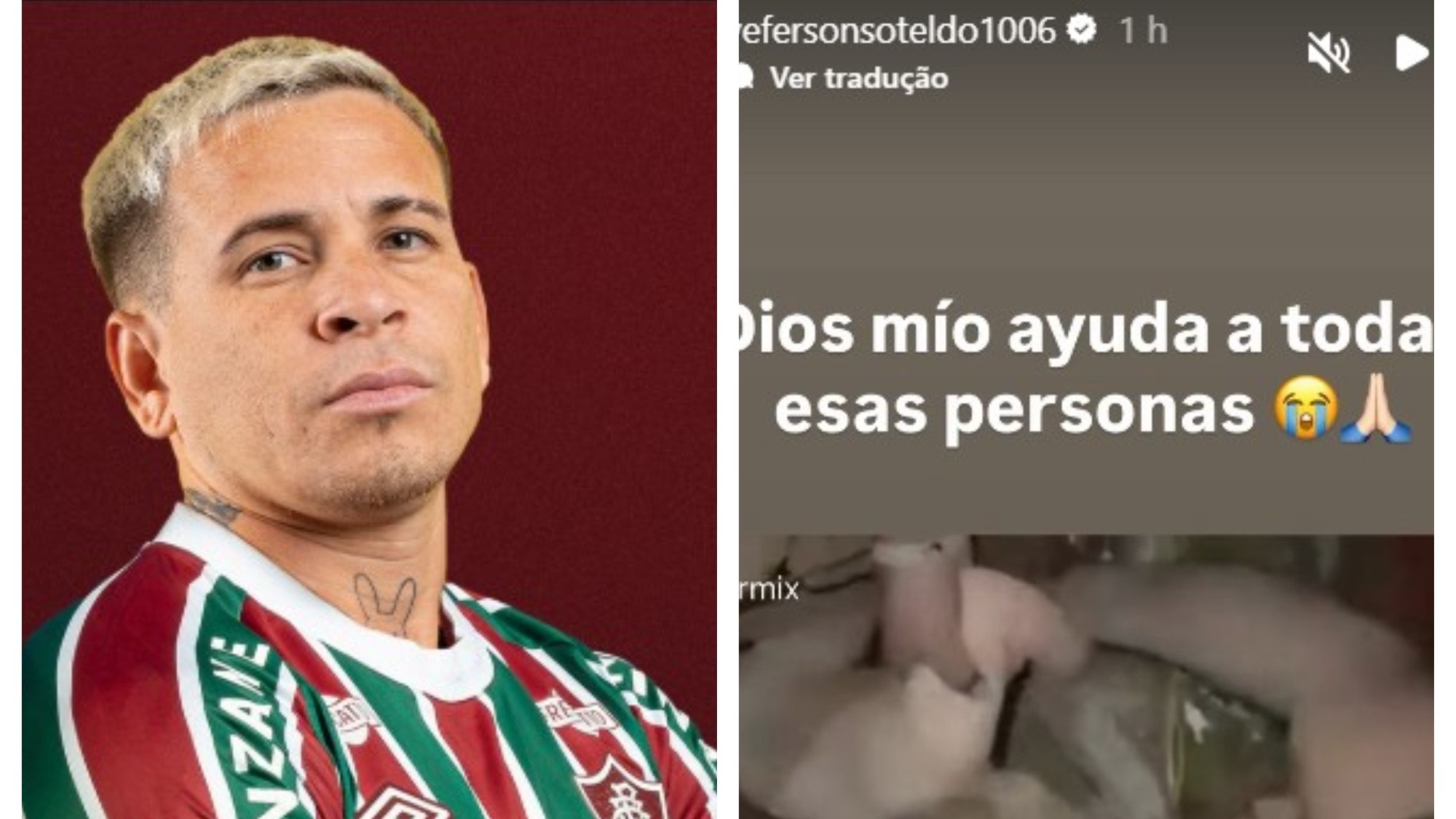 Jogadores venezuelanos de clubes cariocas pedem ajuda para vítimas de terremoto na Venezuela: 'Deus ajude essas pessoas'