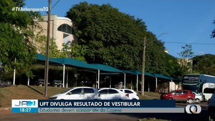 UFT divulga resultado definitivo do vestibular 2024