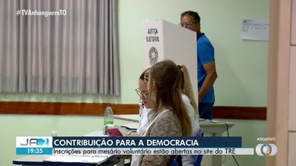 Cadastro para mesário voluntário está disponível no site do TRE