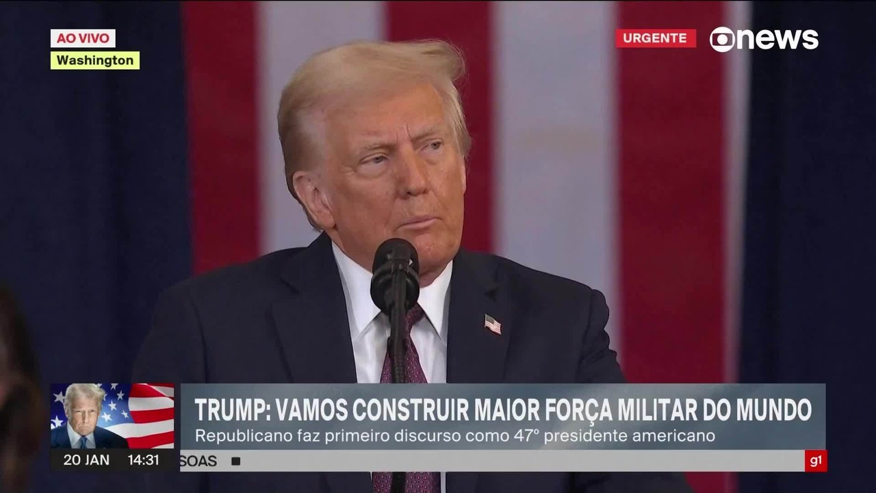 Trump deu declarações falsas e enganosas durante discurso de posse como presidente dos Estados Unidos; veja lista