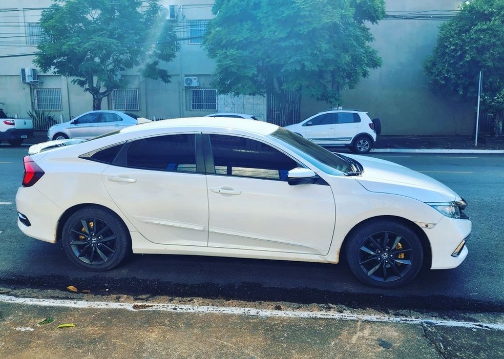 Veículo apreendido durante operação contra fraudes em empréstimos consignados. — Foto: Polícia Civil/Divulgação