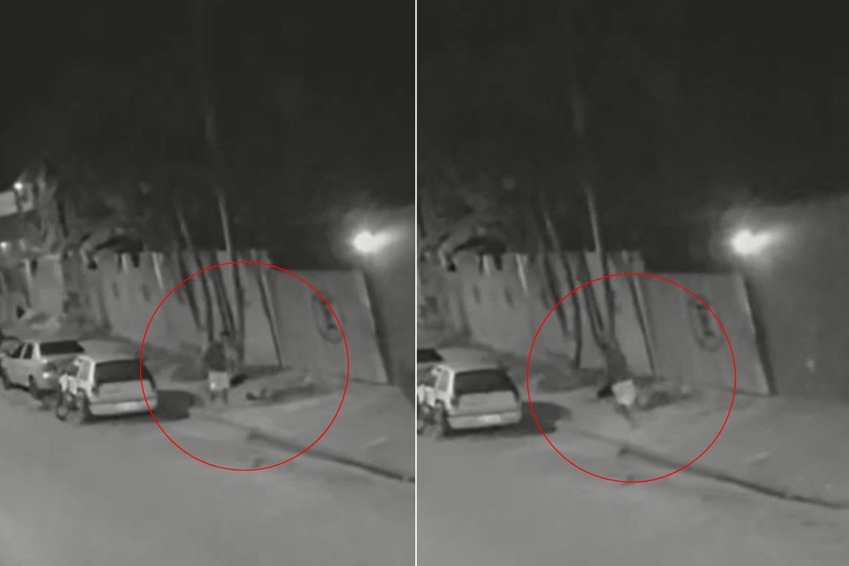 Mulher é morta a pauladas na frente de vizinhos no litoral de SP; VÍDEO