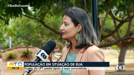 Projeto de extensão da UFT oferece apoio para população em situação de rua