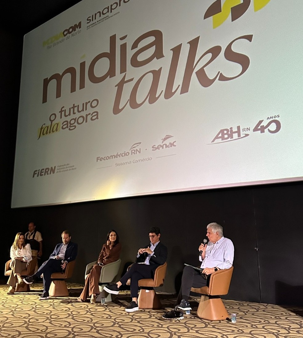 MídiaTalks reúne nomes da comunicação em debates sobre mídia, tecnologia e criatividade em Natal — Foto: Divulgação