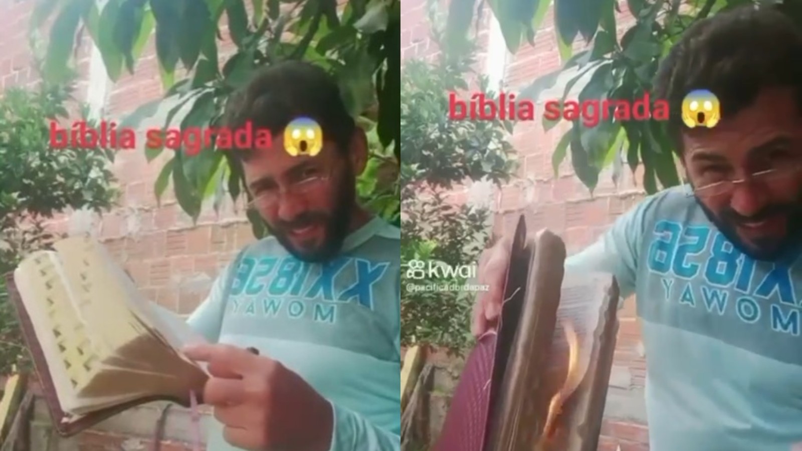 Homem que se filmou queimando bíblia é encontrado morto no interior do Ceará; veja vídeo