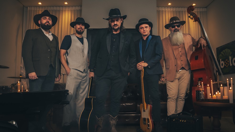 A banda mato-grossense de Sinop, formada em 2021, aposta no Country Rock e no Bluegrass como identidade musical. — Foto: Reprodução