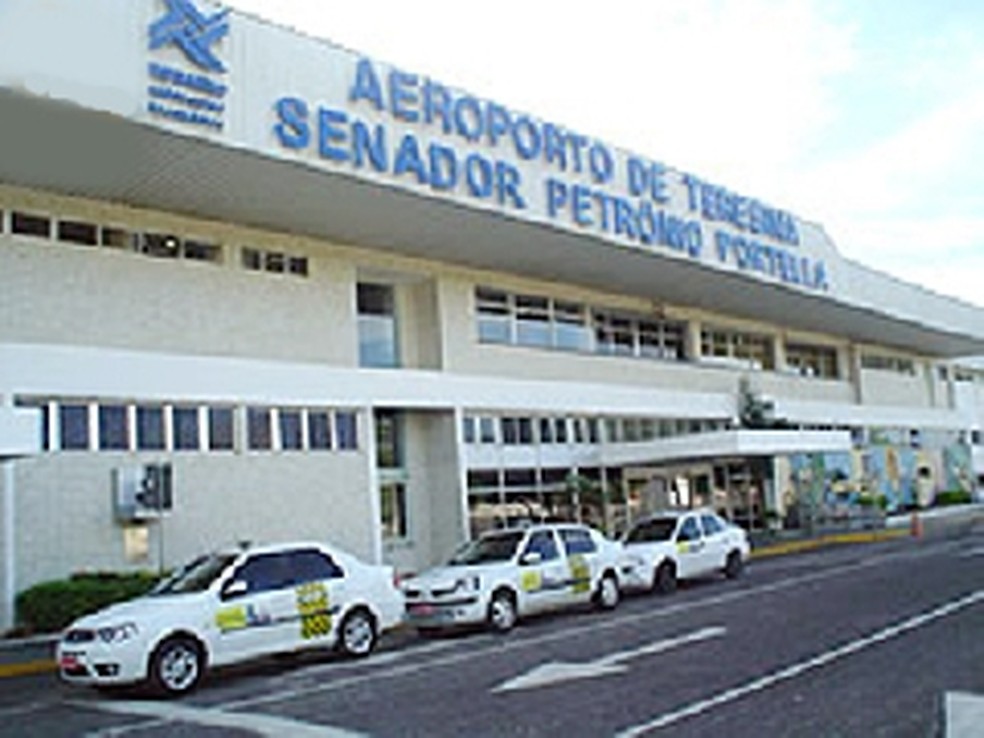 Aeroporto Petrônio Portela, localizado na Zona Norte de Teresina — Foto: Reprodução/TV Clube
