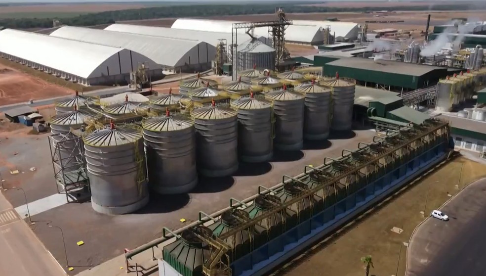 Indústria de etanol de milho cresce em MT — Foto: TV Centro América