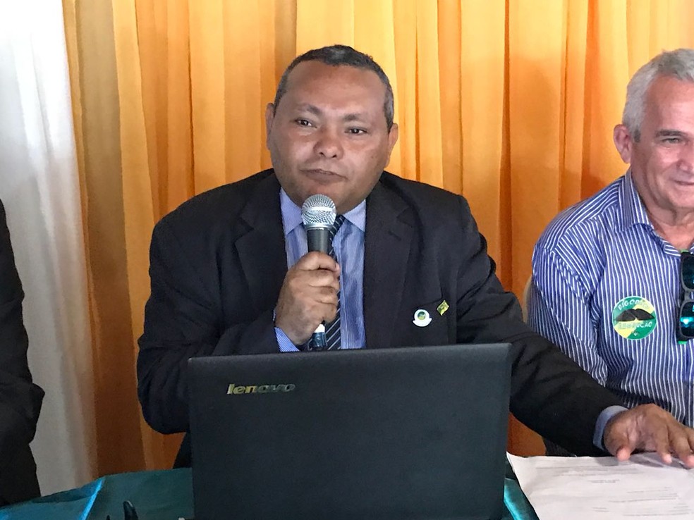 Heró Bezerra foi escolhido pelo PRTB como pré-candidato à presidência da República em 2026 — Foto: Kleber Teixeira/Inter TV Cabugi