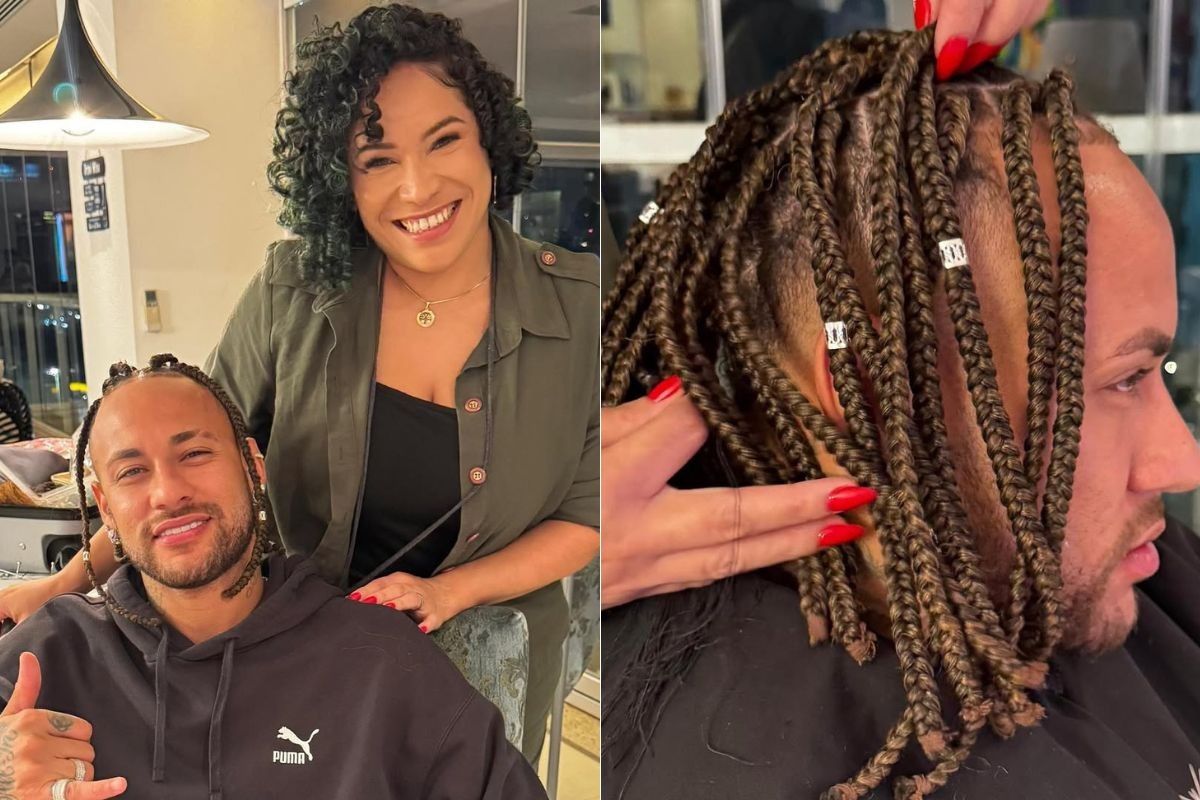 Trancista que mudou visual de Neymar Jr. celebra atendimento ao craque: 'nunca imaginei'
