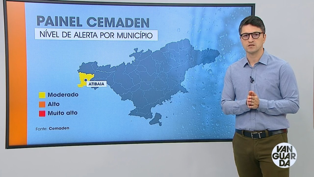 Cemaden alerta para risco de alagamentos em Atibaia; cidade tem previsão de mais chuva