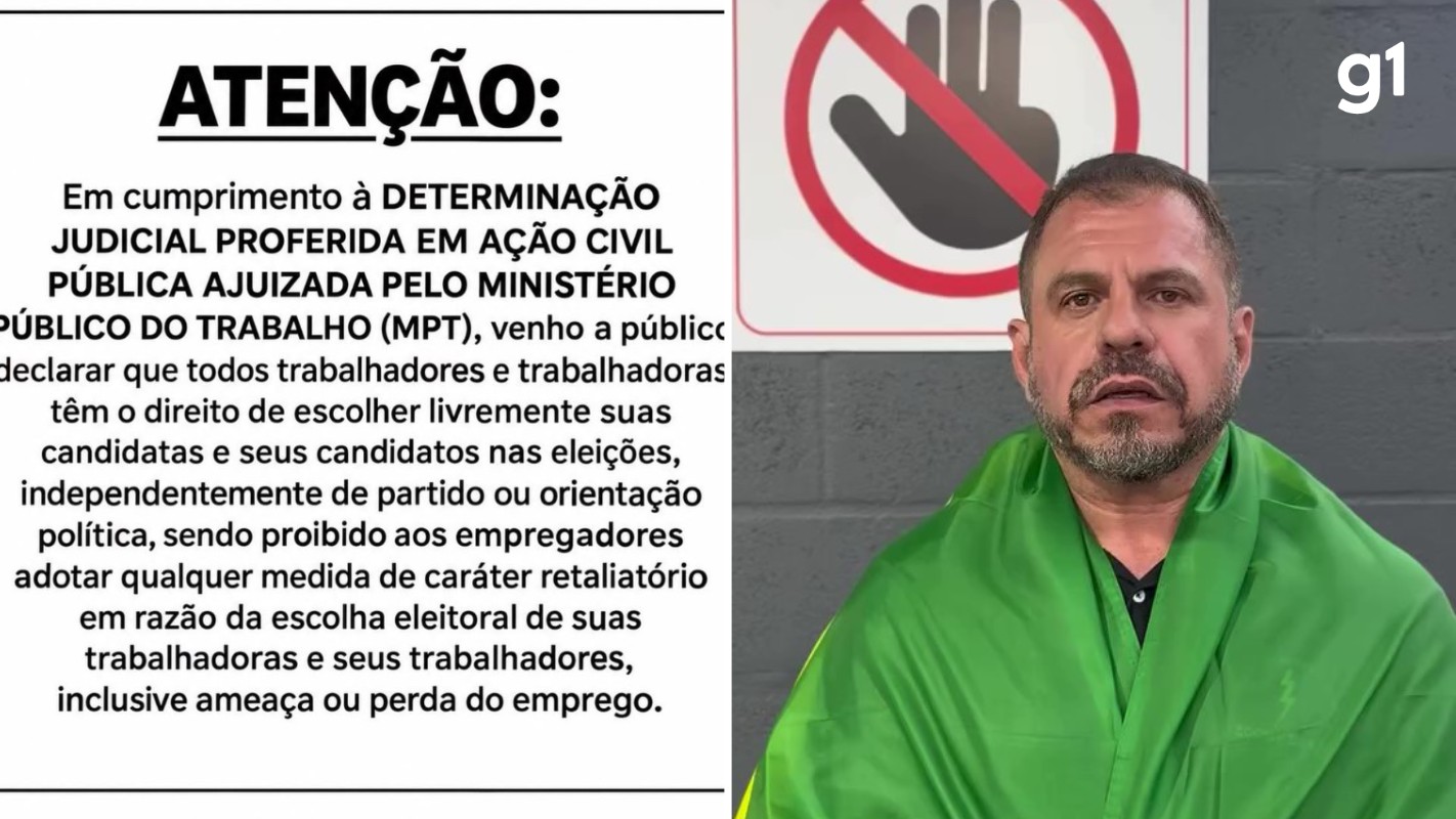 Justiça manda vereador do RS apagar vídeos em que incentivava demissões por posição política