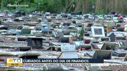 Prefeitura prepara cemitérios de Palmas para receber visitantes no Dia de Finados