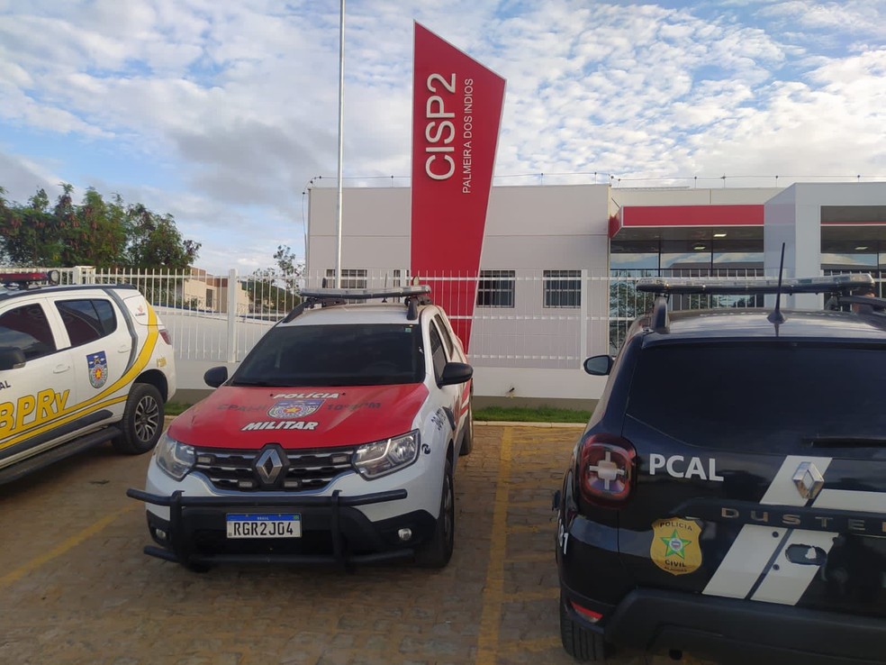 Ocorrência foi registrada no Cisp de Palmeira dos Índios — Foto: SSP/AL