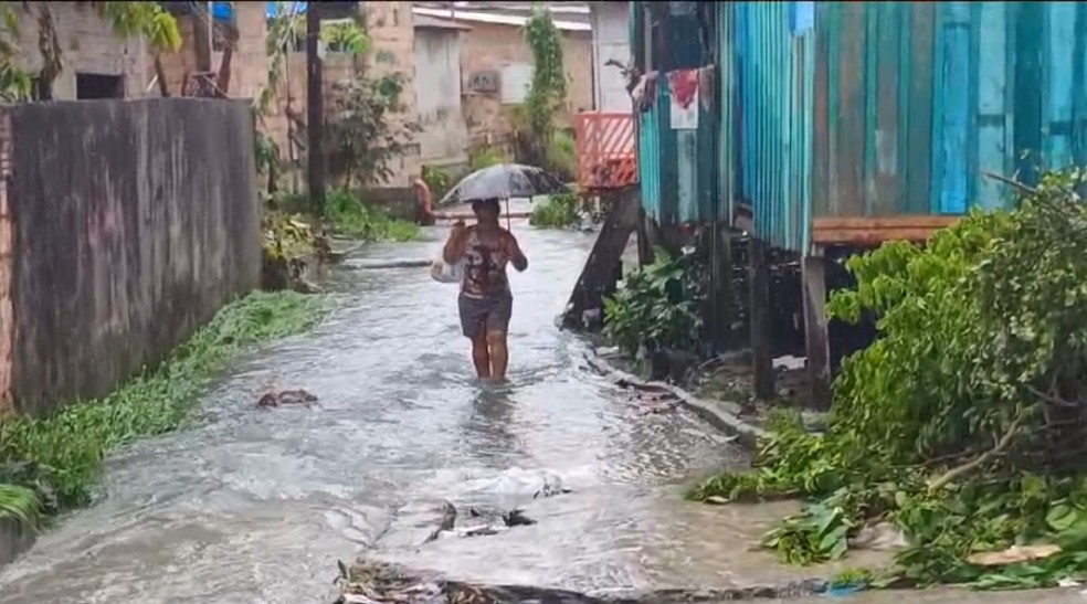 Chuva em Manaus — Foto: Divulgação