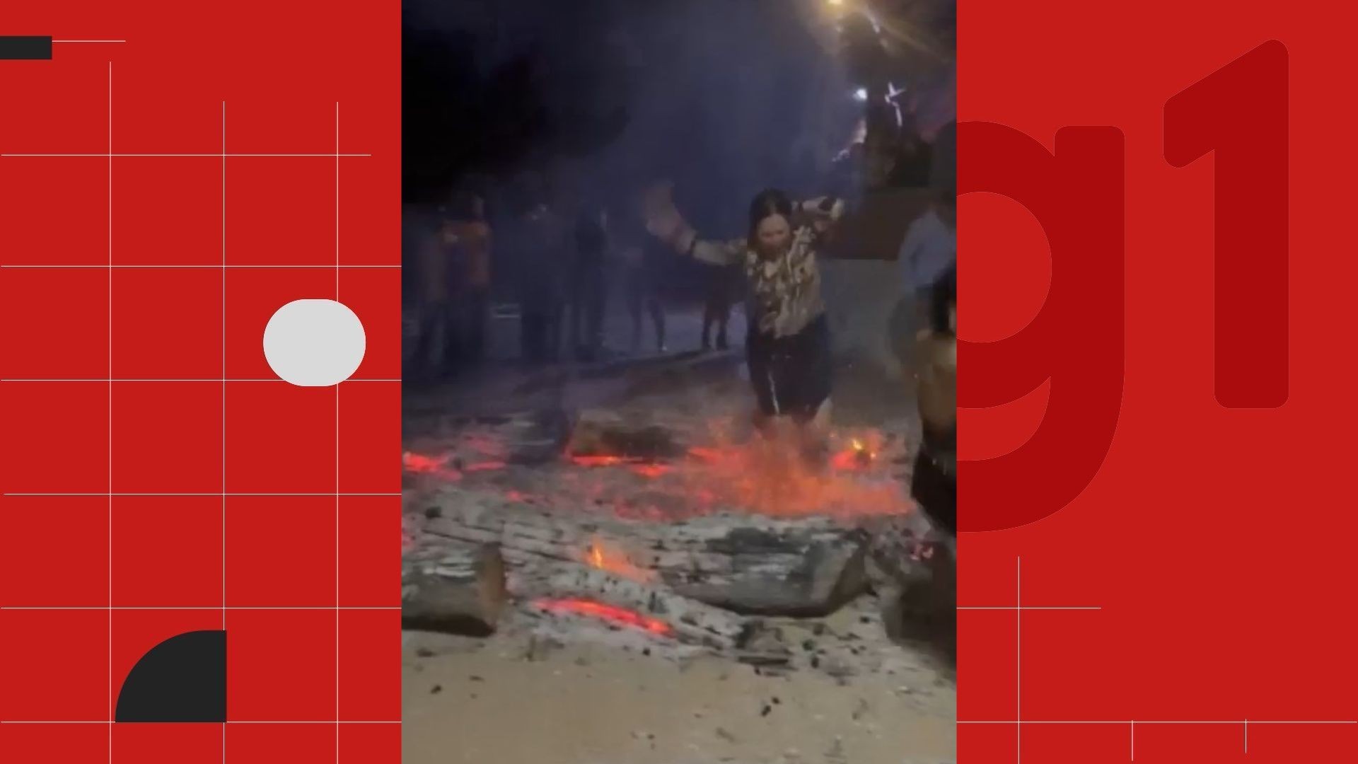 Costureira sofre queimaduras de terceiro grau ao pisar em brasas de fogueira em festa junina no ES