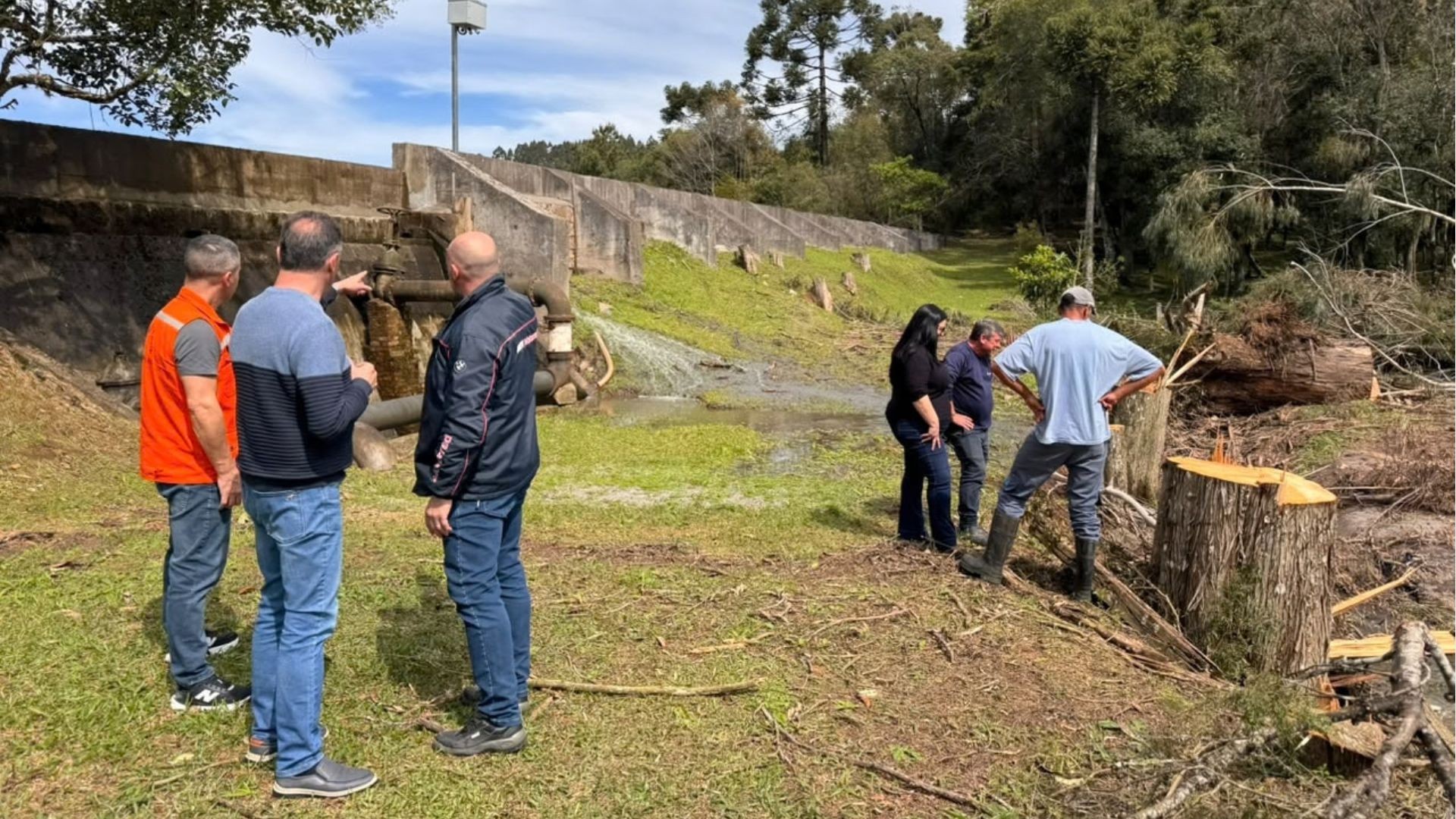 Defesa Civil emite alerta para colapso iminente em barragem no RS