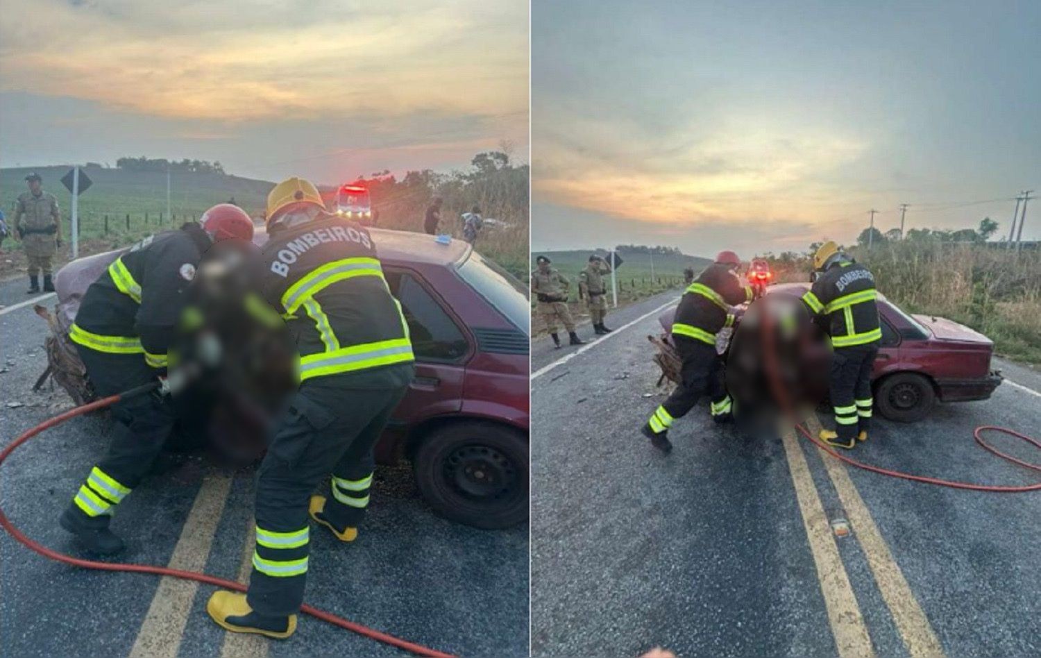 Acidente entre carros deixa um morto e três feridos na TO-342