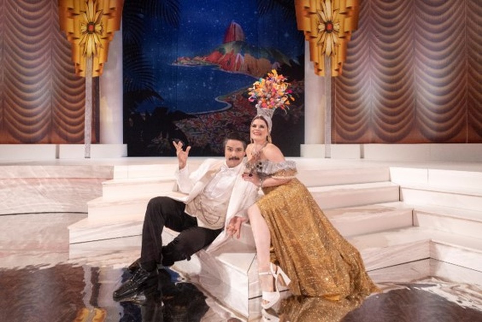 Opereta A Viúva Alegre, no Theatro Municipal — Foto: Divulgação