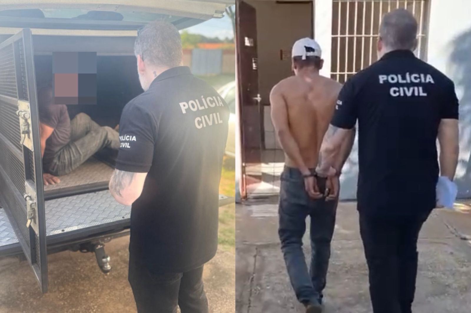 Homem é preso suspeito de invadir casa da ex e agredir filho adolescente com barra de ferro