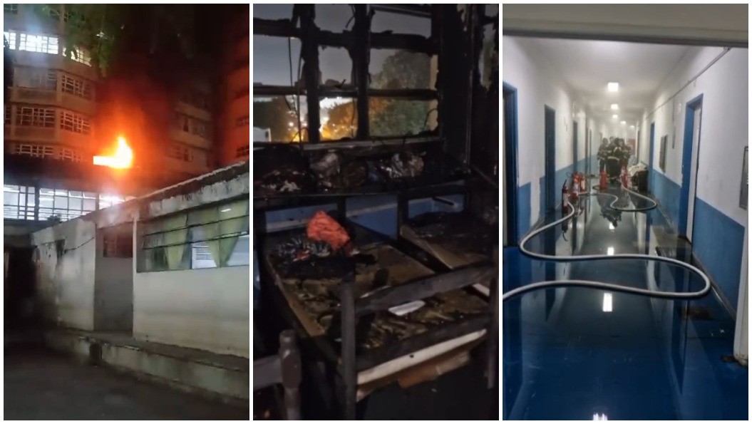 VÍDEO: Hospital Heliópolis, na Zona Sul de SP, tem princípio de incêndio 