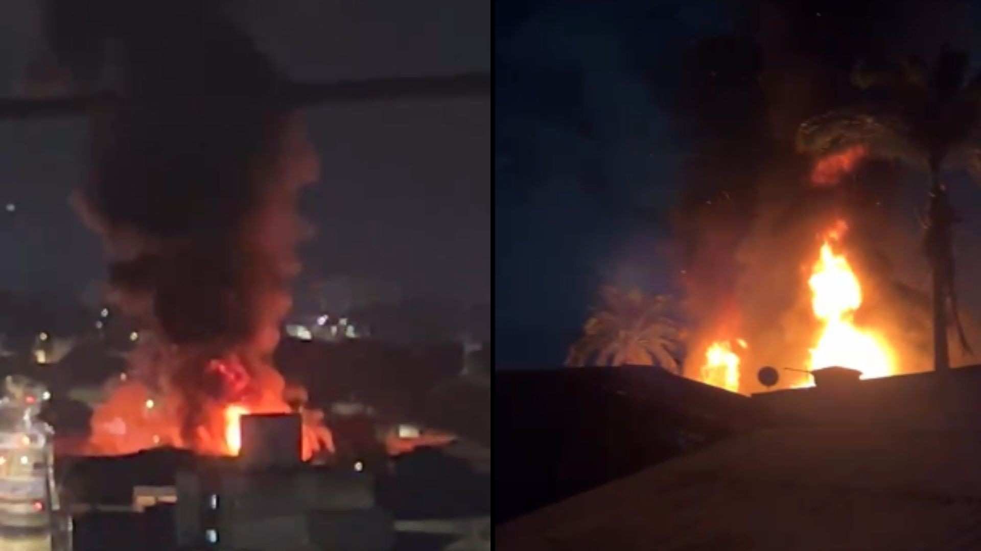 Incêndio atinge galpões de empresa de móveis, destrói estoque e assusta moradores em Cariacica