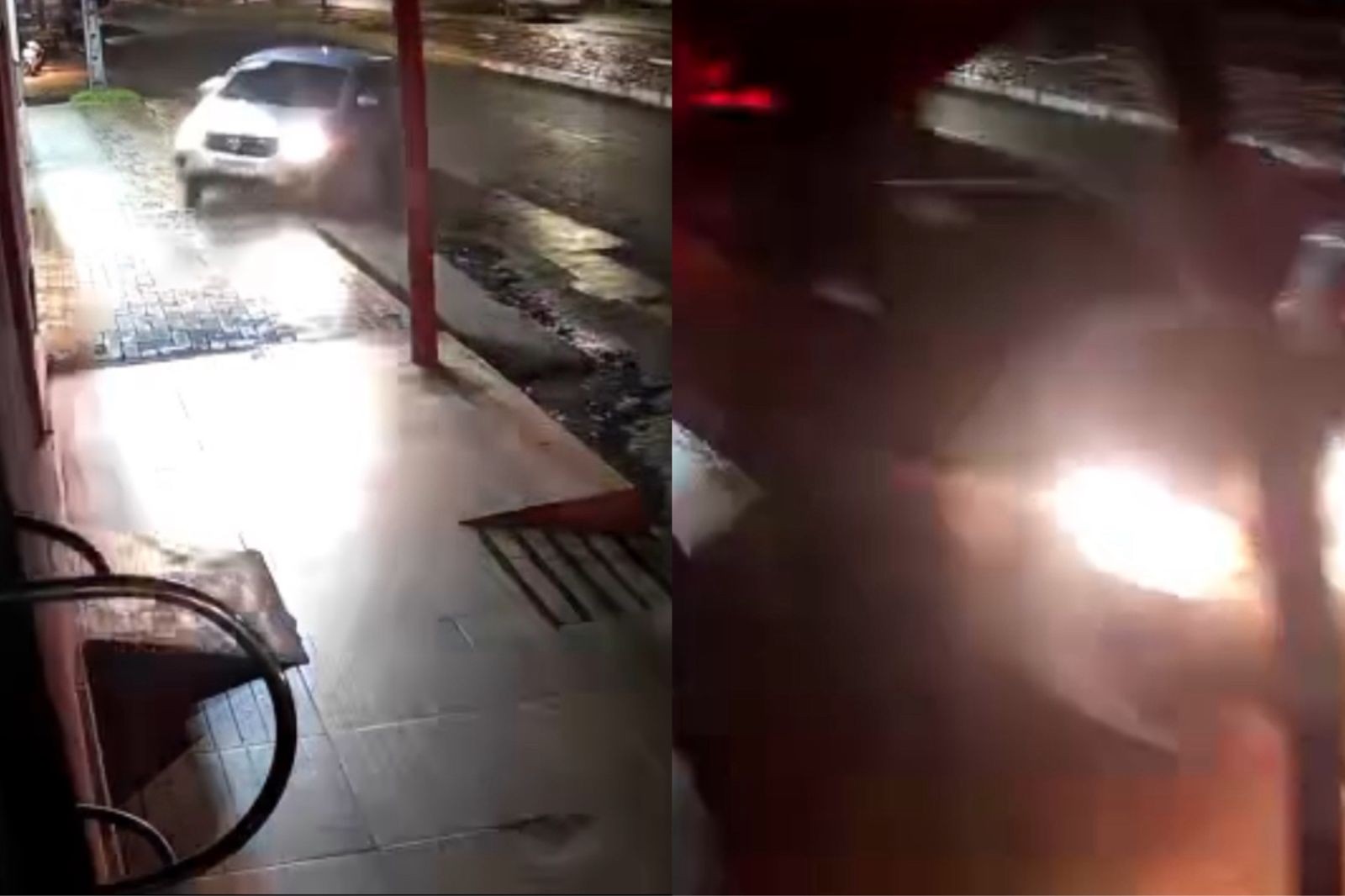 Vídeo: motorista perde controle e bate em restaurante e joalheria na Zona Norte de Teresina