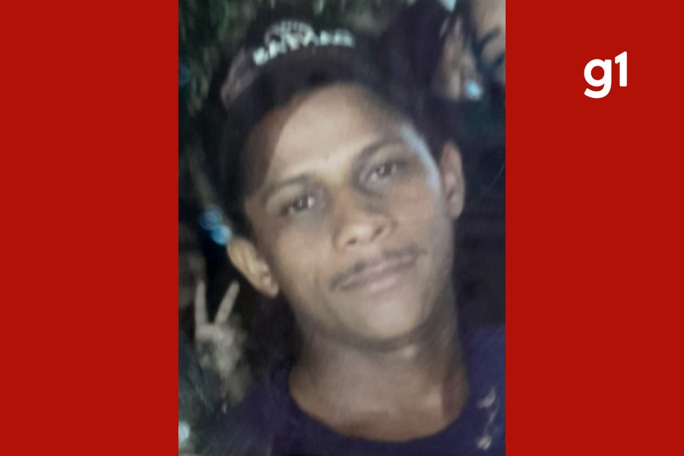 Jailton Gonçalves Barreira, de 29 anos, foi preso suspeito de matar a mulher e o filho em MT — Foto: Reprodução