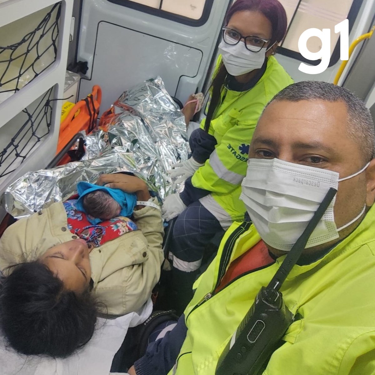 VÍDEO: mãe tem parto prematuro e troca carro de aplicativo por ambulância em MT