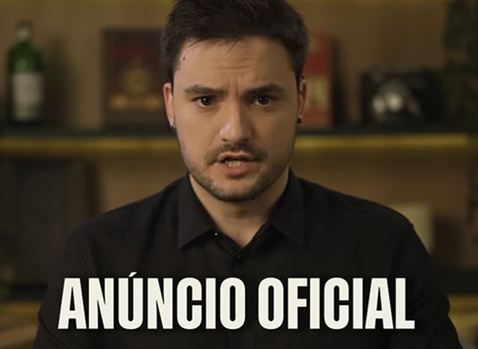 Felipe Neto anuncia candidatura &agrave; presid&ecirc;ncia e lan&ccedil;amento de nova rede social &mdash; Foto: Reprodu&ccedil;&atilde;o