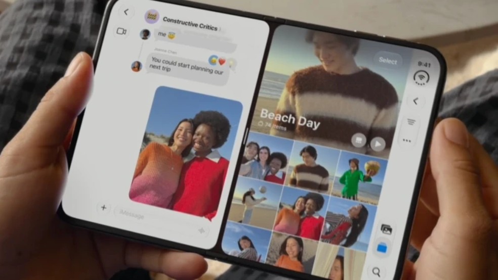 No Brasil, a pré-venda do iPhone Duo começa em 16/10, com preços a partir de R$ 21.999, segundo o site oficial — Foto: Cortesia da Apple (via BBC)