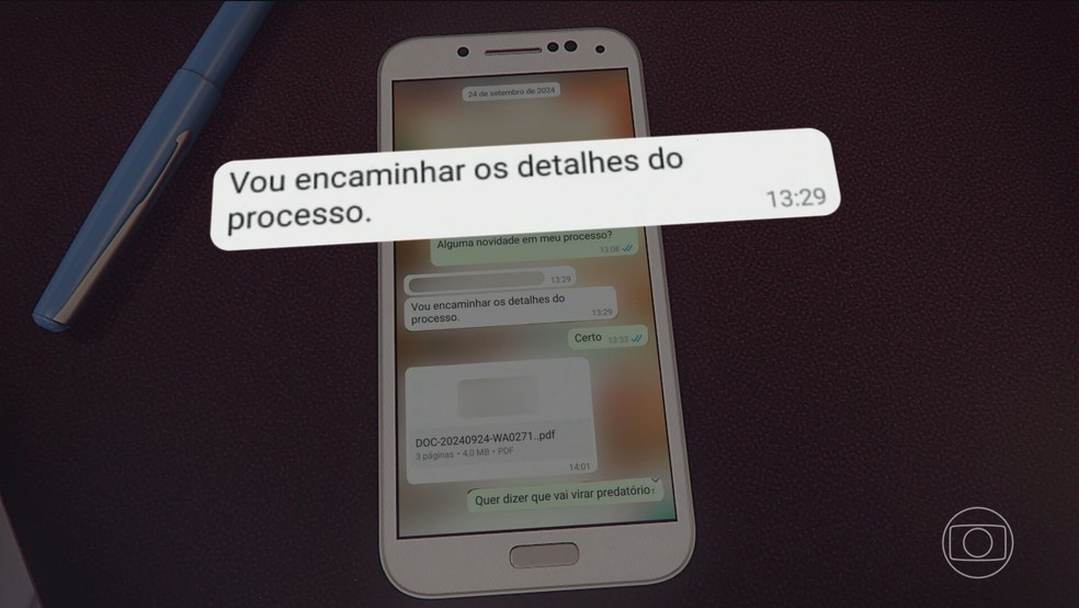 OAB apura como criminosos se passam por profissionais da categoria para aplicar golpes em pessoas com processos na Justiça — Foto: Reprodução/TV Globo